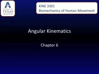 Angular Kinematics