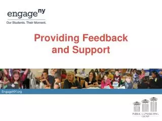 Providing Feedback and Support