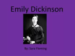 Emily Dickinson