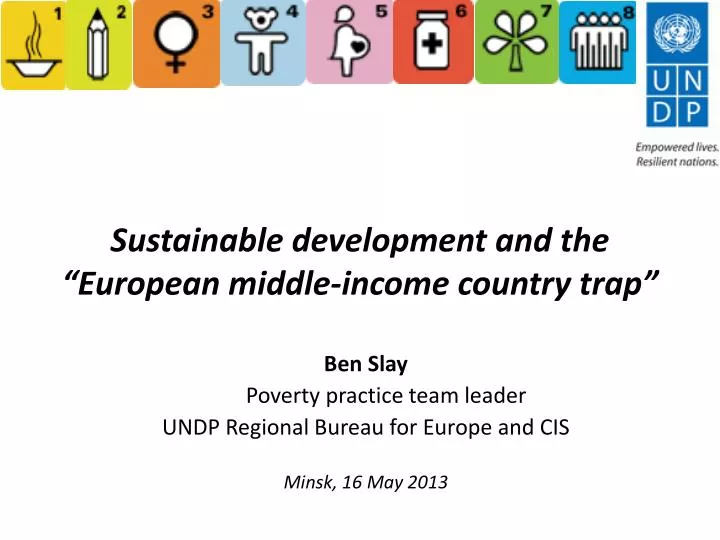 sustainable development and the european middle income country trap