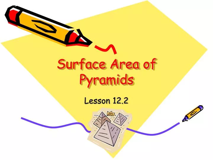 surface area of pyramids