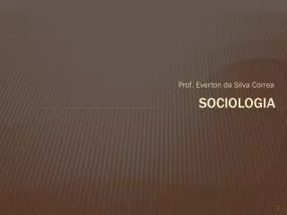 sociologia
