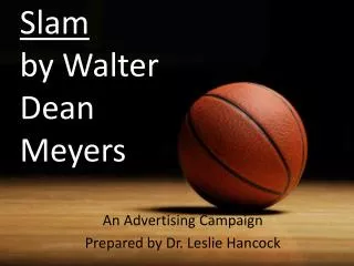 Slam by Walter Dean Meyers