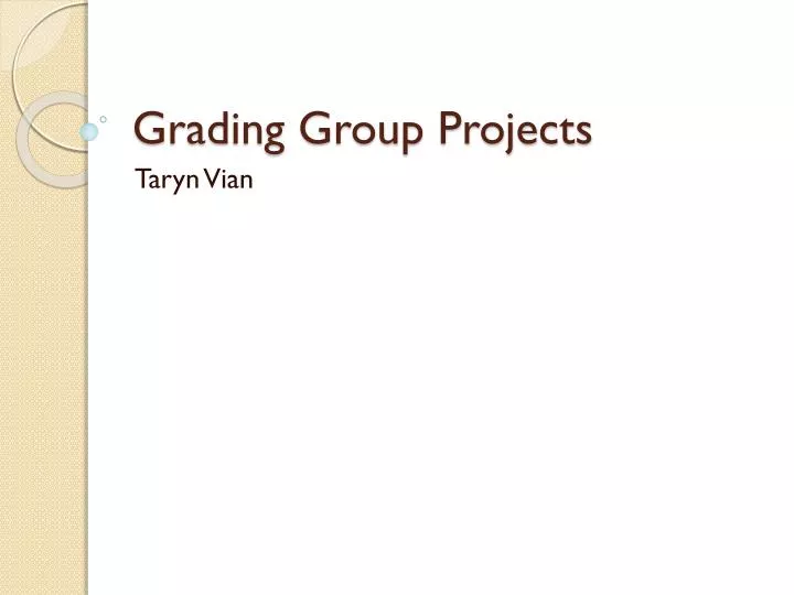 grading group projects