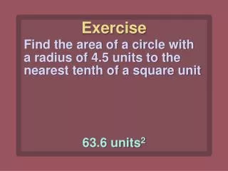 Exercise