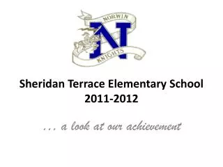 Sheridan Terrace Elementary School 2011-2012
