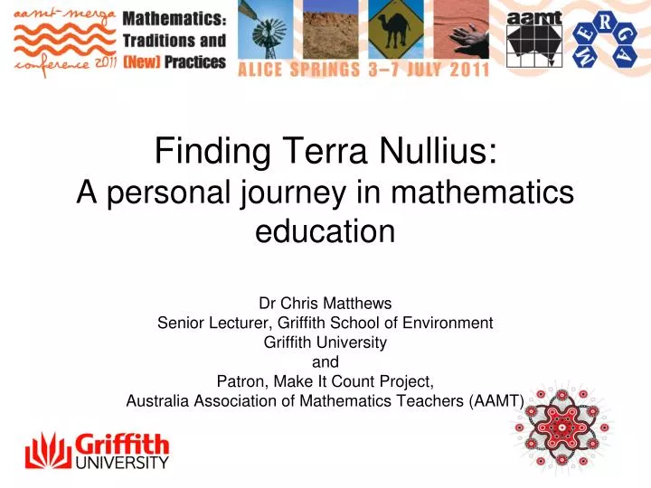 finding terra nullius a personal journey in mathematics education