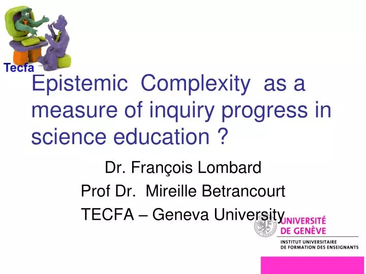 epistemic complexity as a measure of inquiry progress in science education