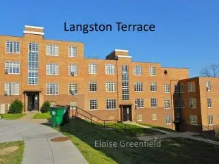 Langston Terrace
