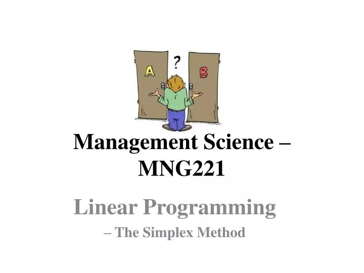 management science mng221