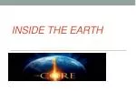Inside the Earth - slide 1