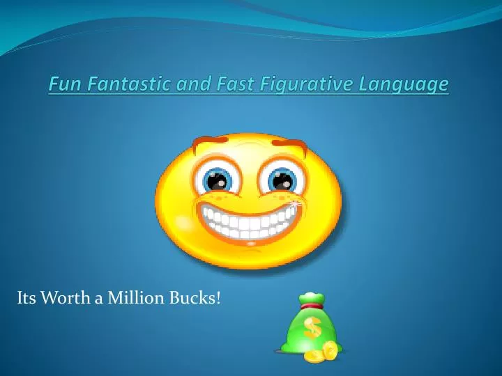 fun fantastic and fast figurative language