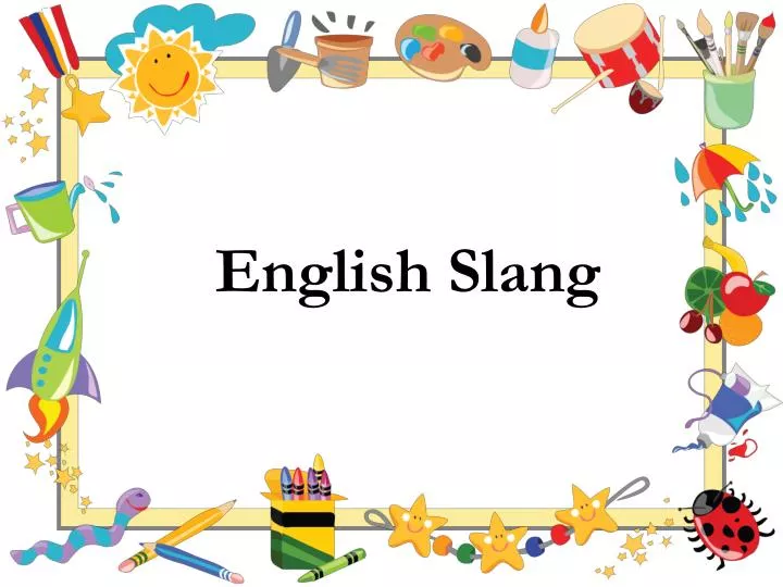 english slang