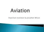 Aviation - slide 1