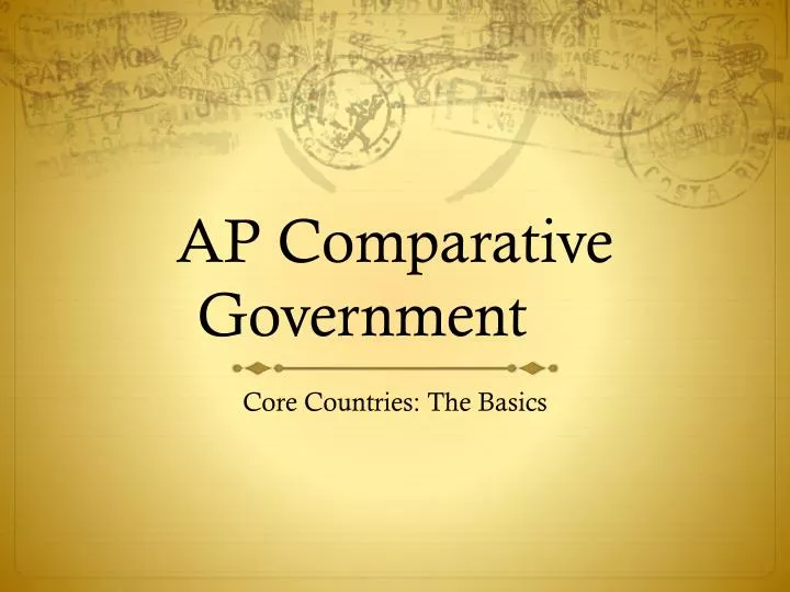 ap comparative government