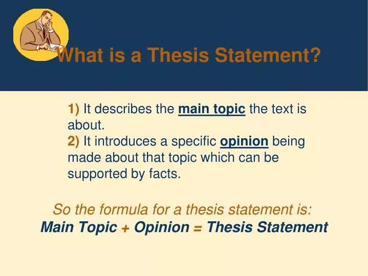 what is a thesis statement