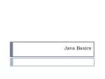 PPT - JAVA BASICS PowerPoint Presentation, free download - ID:3061898