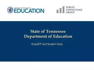 State of Tennessee Department of Education