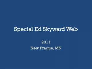 Special Ed Skyward Web