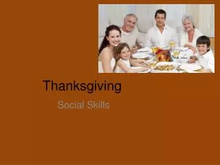 thanksgiving