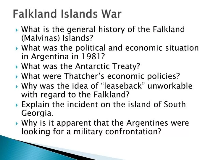 falkland islands war