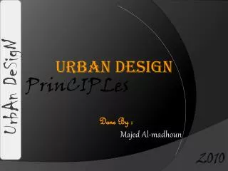 Urban Design PrinCIPLes