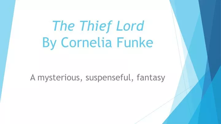 the thief lord by cornelia funke