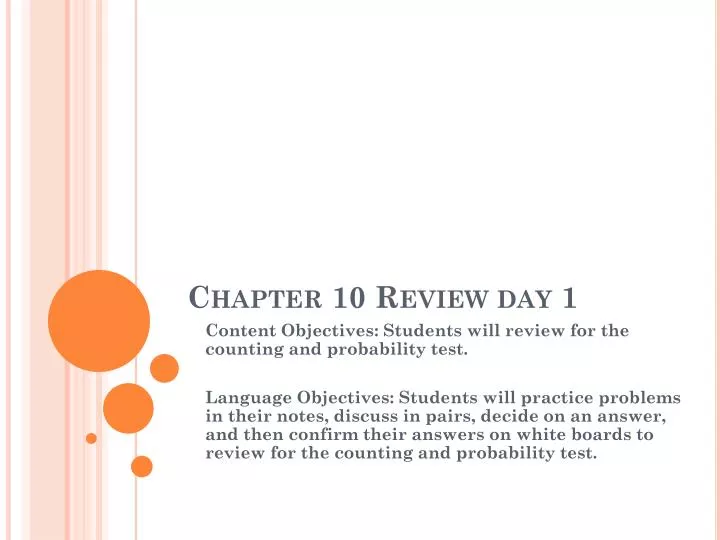 chapter 10 review day 1