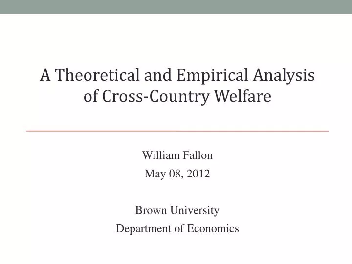 william fallon may 08 2012 brown university department of economics