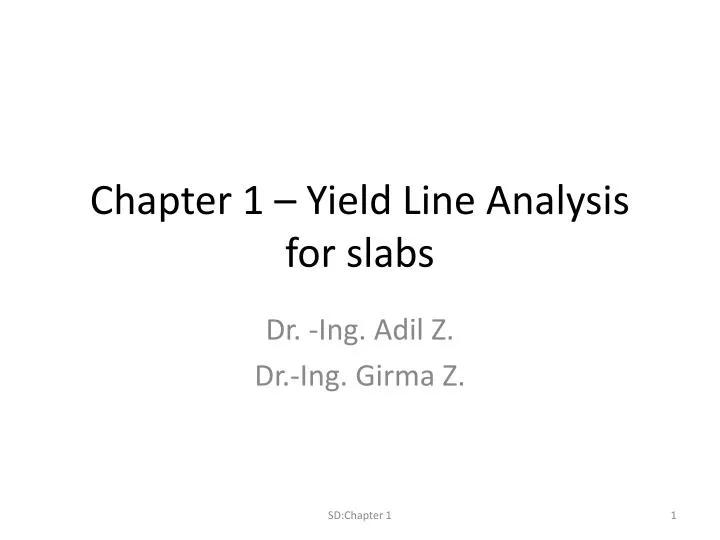 chapter 1 yield line analysis for slabs