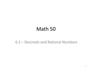 Math 50