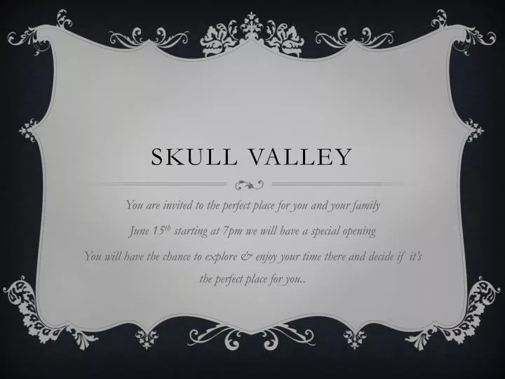 skull valley