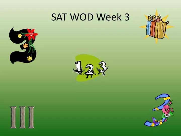 sat wod week 3