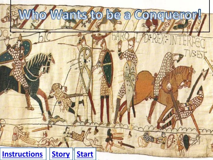 who wants to be a conqueror