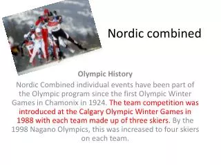 Nordic combined