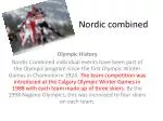 Nordic combined - slide 1