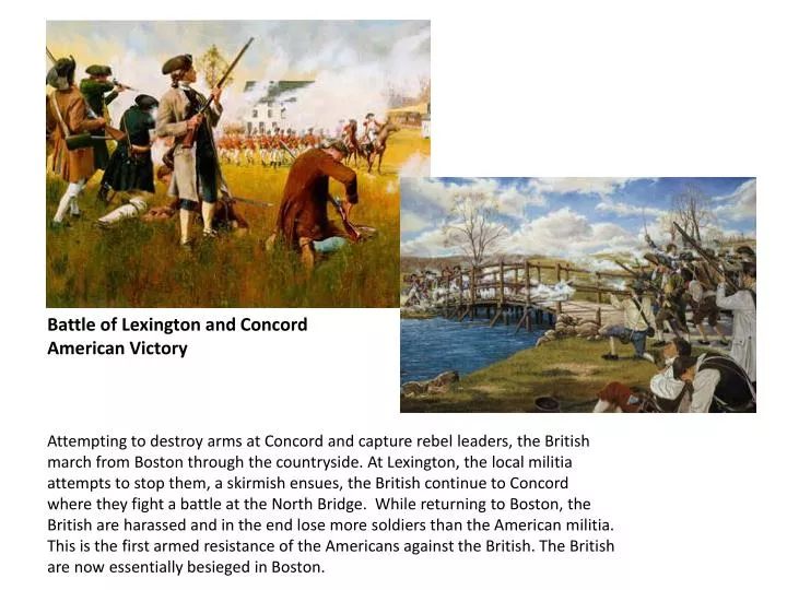 battle of lexington and concord american victory
