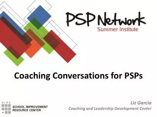 Coaching Conversations for PSPs