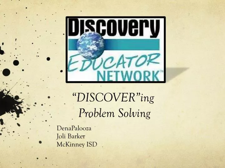 discover ing problem solving