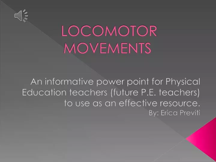 locomotor movements