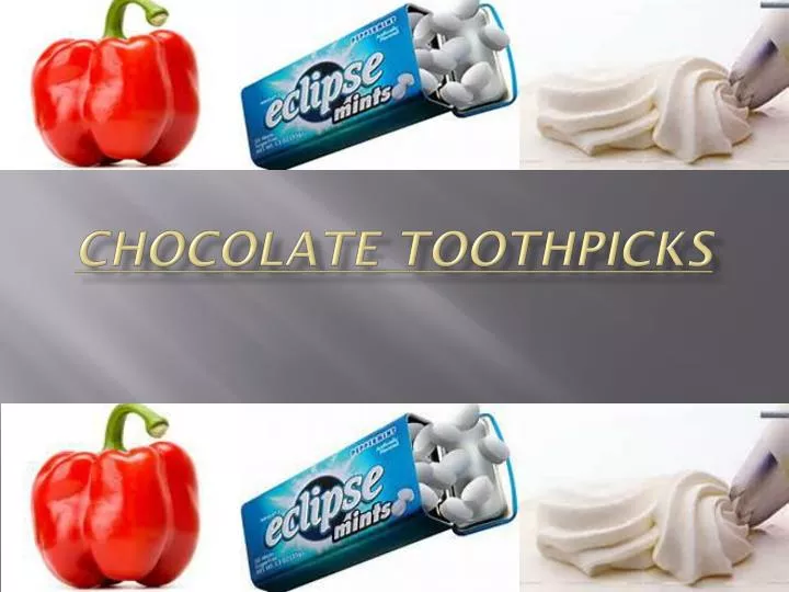 chocolate toothpicks