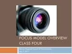 Overview of the Focus Model for Travel Scenario Creation and Running - slide 1