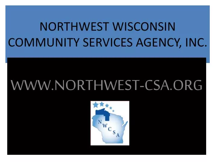 northwest wisconsin community services agency inc