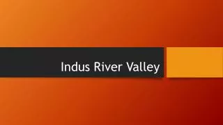 indus river valley