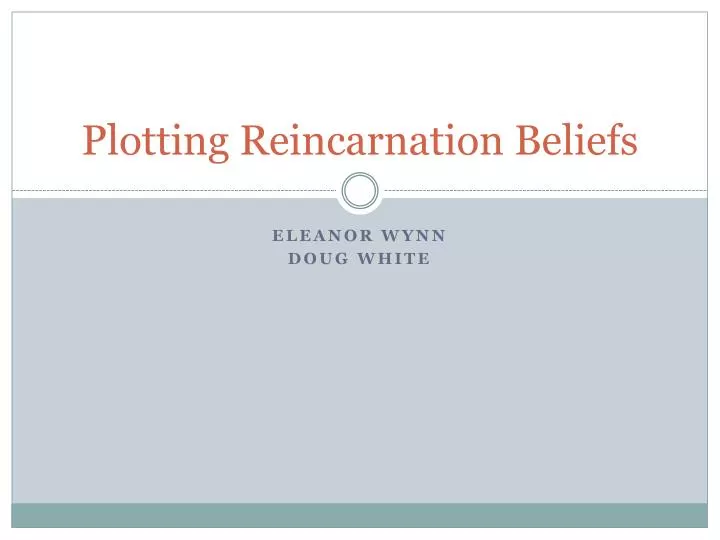 plotting reincarnation beliefs