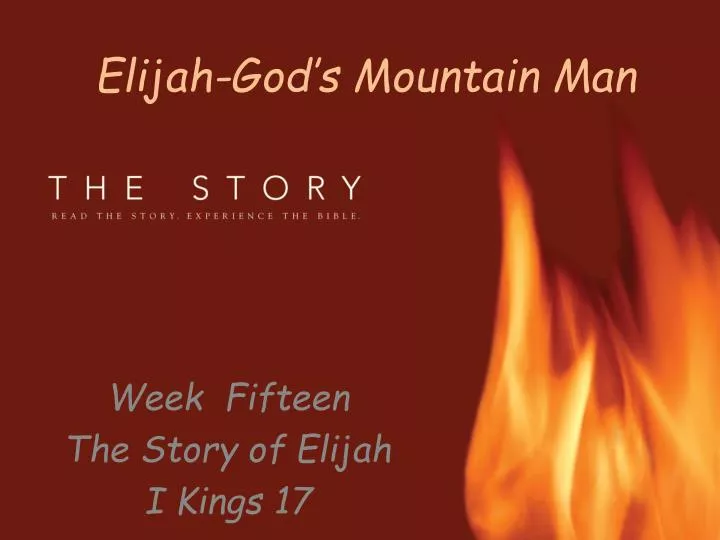elijah god s mountain man
