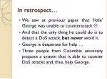 In retrospect… - slide 1