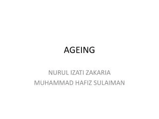 AGEING