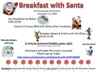 Breakfast with Santa