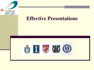 Effective Presentations